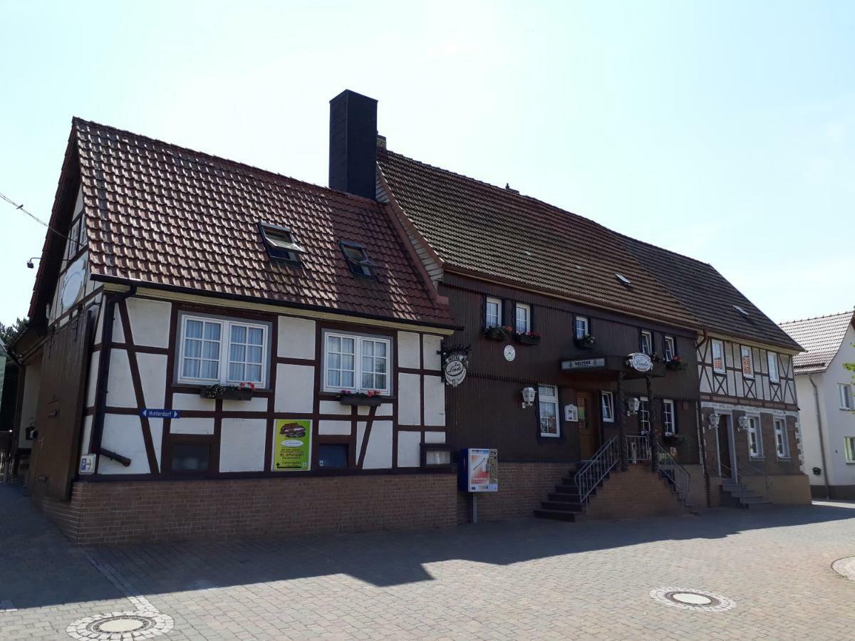 Gasthaus Zur Linde Harzgerode Exterior foto